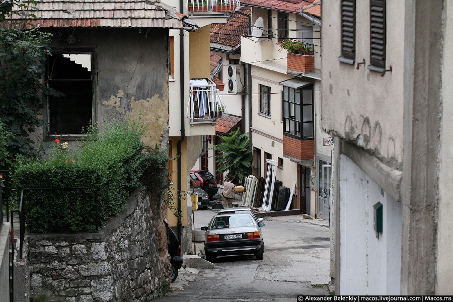 Маленькая улица. Сараево, Босния и Герцеговина