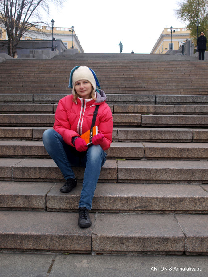 Я на Потемкинской лестнице. Одесса, Украина