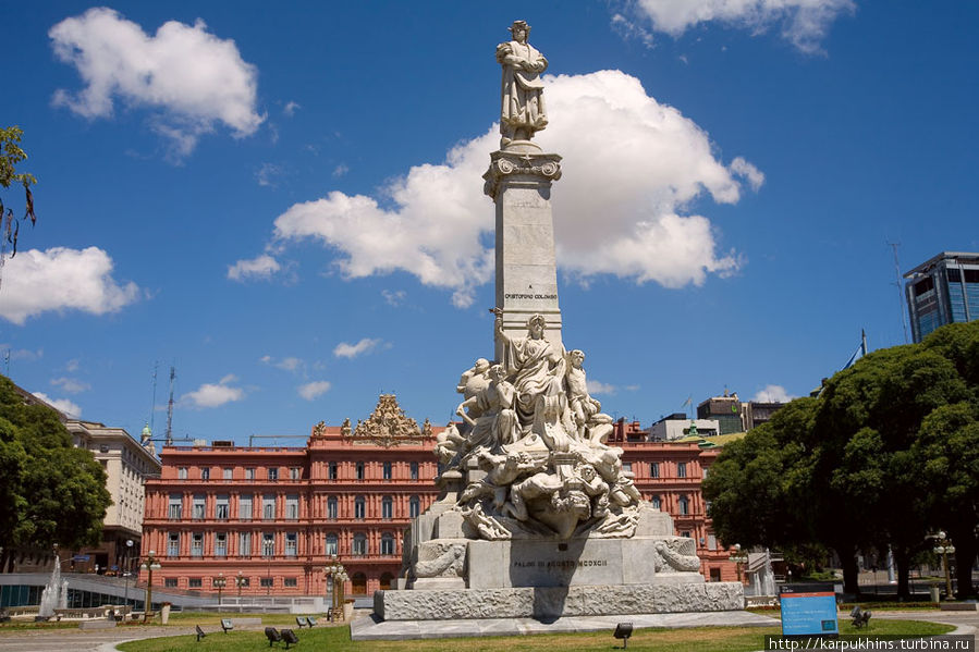 Памятник Христофору Колумбу. Буэнос-Айрес, Аргентина