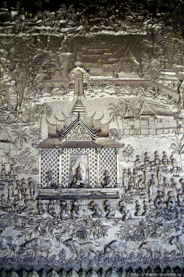 100 тысяч булыжников в одном монастыре Луанг-Прабанг, Лаос
