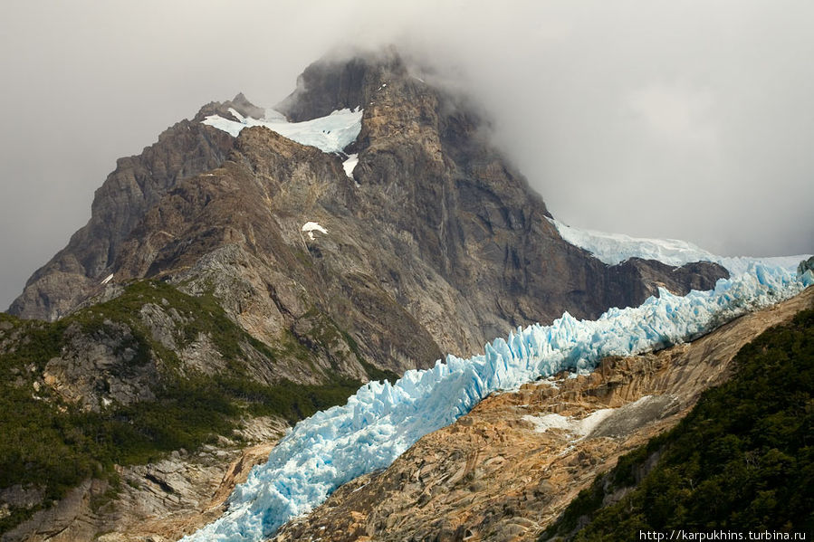 Ледник Бальмаседа. Чили