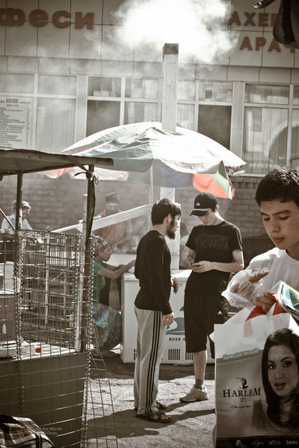 Рынок ОШ. Бишкек, Киргизия