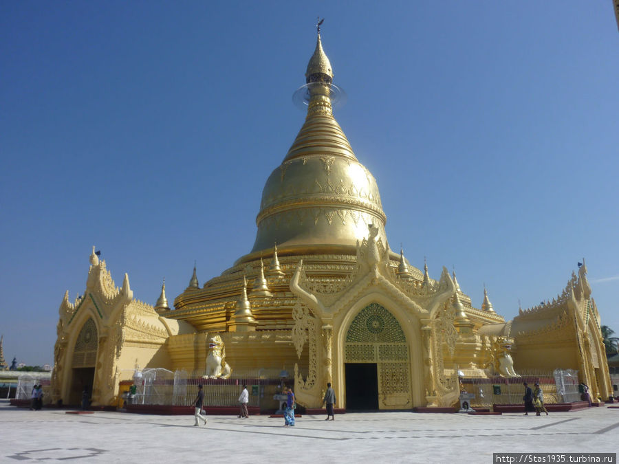 Янгон. Пагода Маха Визайя. Янгон, Мьянма