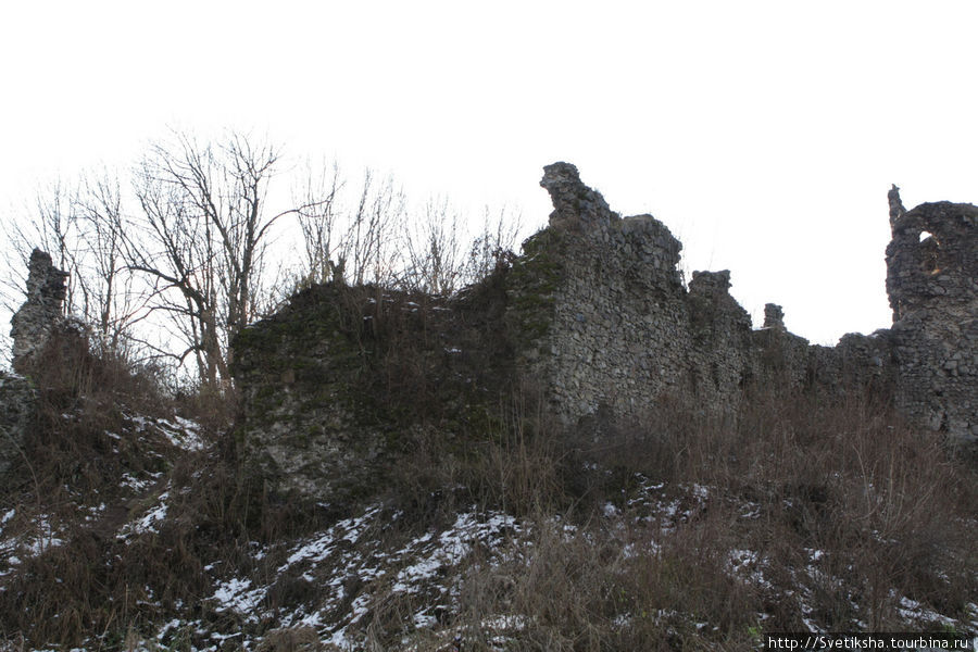 Хустский замок на горе Хуст, Украина