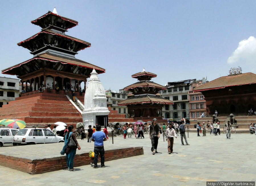 На площади Дурбар Катманду, Непал