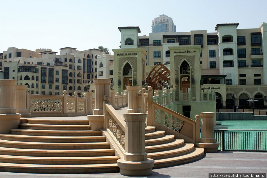 Мостик через фонтан Дубай, ОАЭ
