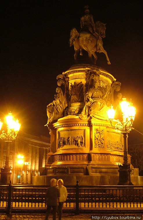 Памятник Николаю первому (установлен в 1856-59 гг.) Санкт-Петербург, Россия
