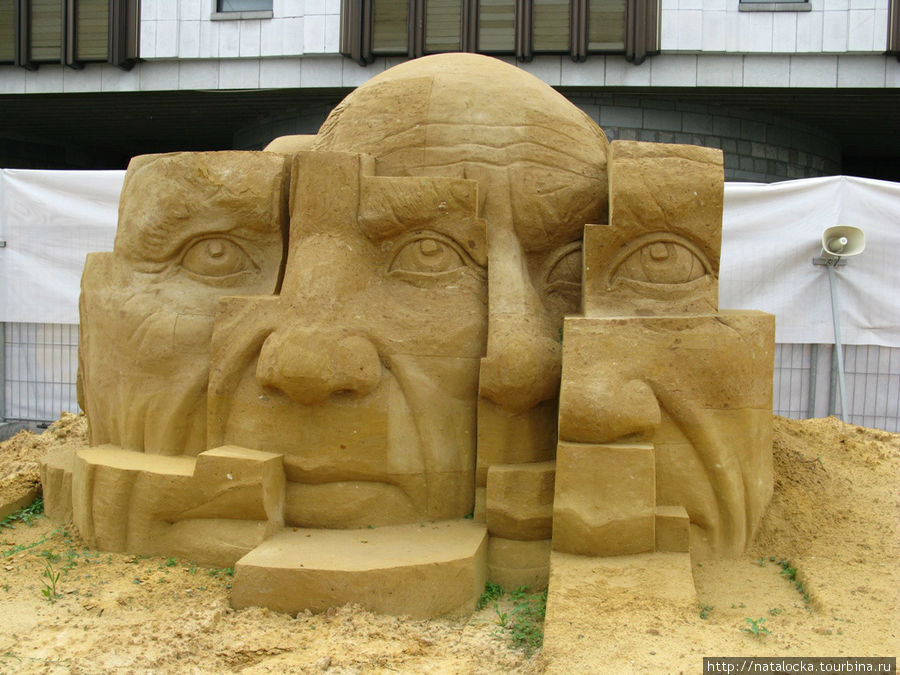 Фестиваль песчаных скульптур на Поклонной горе Москва, Россия