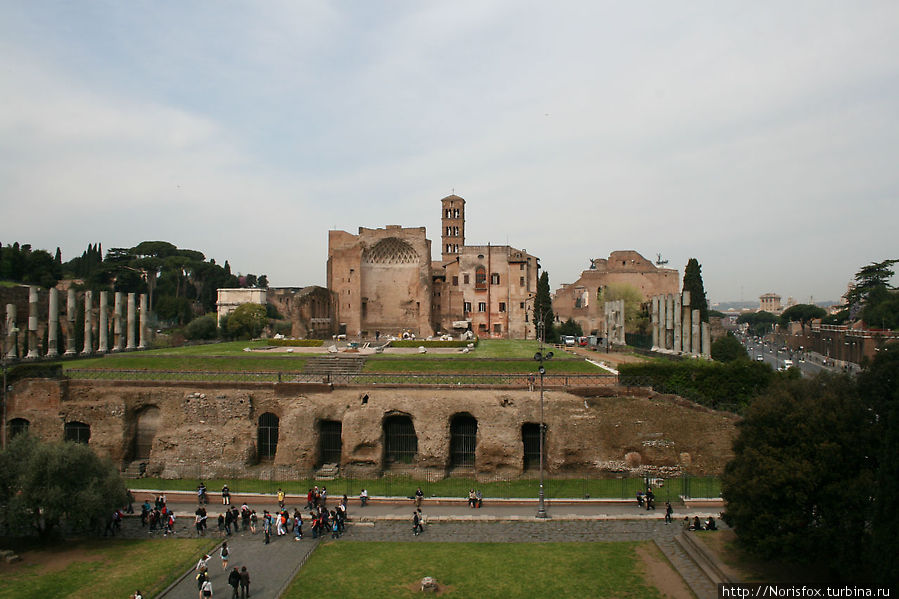 Виды, открывающиеся с его высоты Рим, Италия