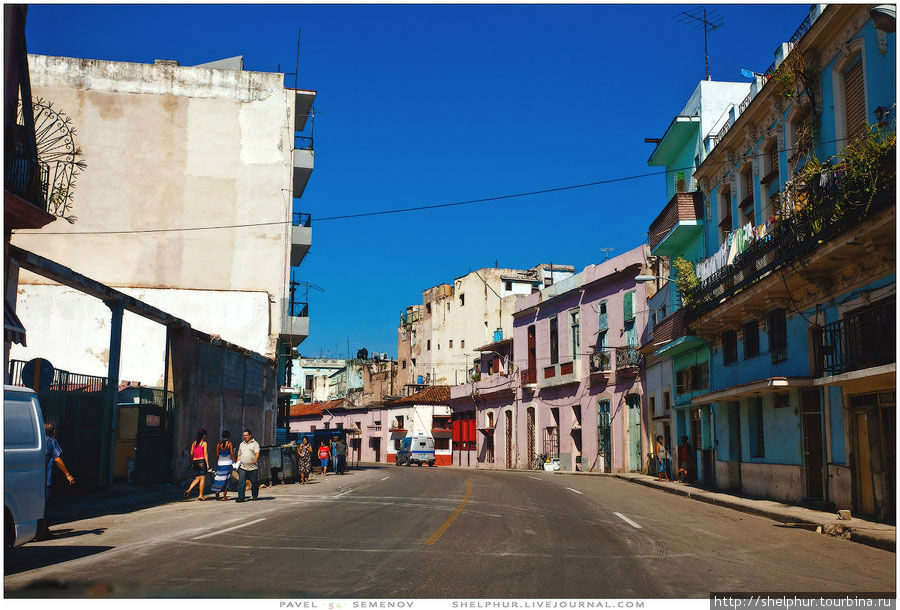 Куба. Гавана из окна автомобиля. Часть 4 Гавана, Куба