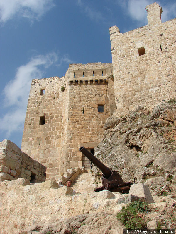 Крепость Масиаф построенная византийцами Сирия