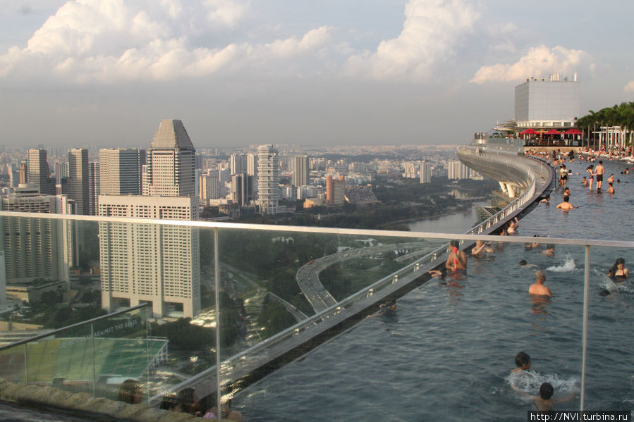 Купание на краю мира — Сингапур отель Марина Бэй Сэндс Сингапур (город-государство)