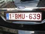 бельгийские номера машин