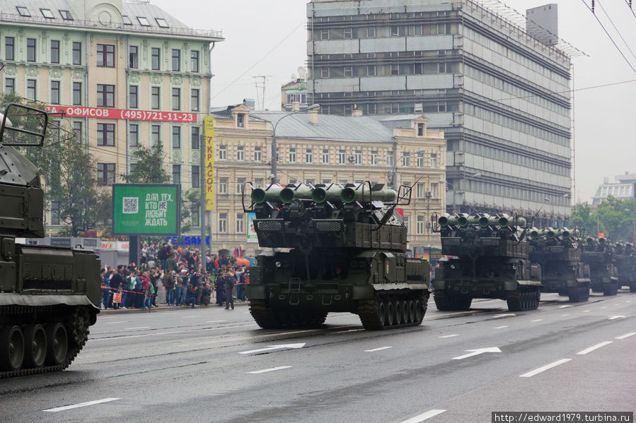 Парад военной техники в День Победы Москва, Россия