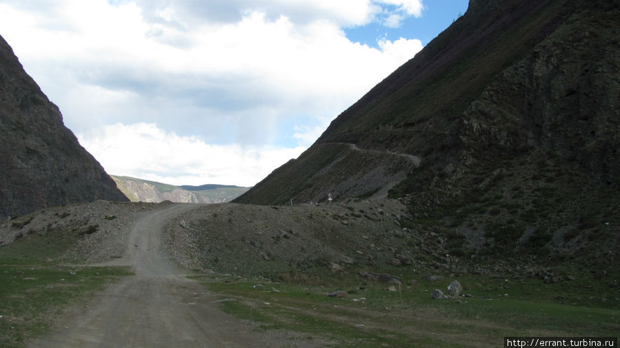 Дорога на перевал Кату-Ярык Республика Алтай, Россия
