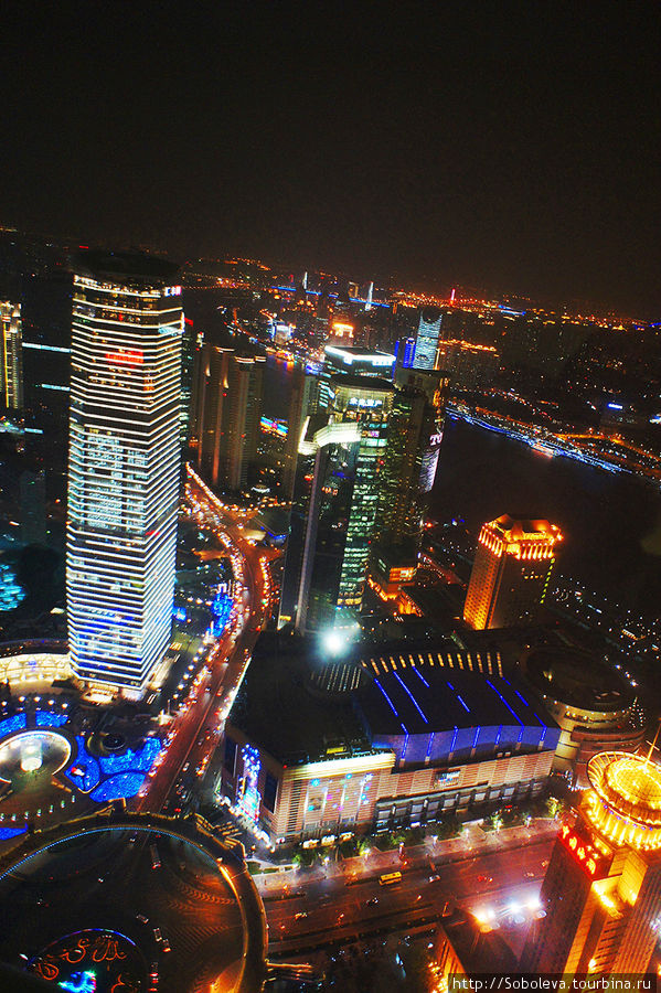 вид с башни Шанхай, Китай