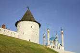 Казанский кремль. Безымянная башня и мечеть Кул Шариф