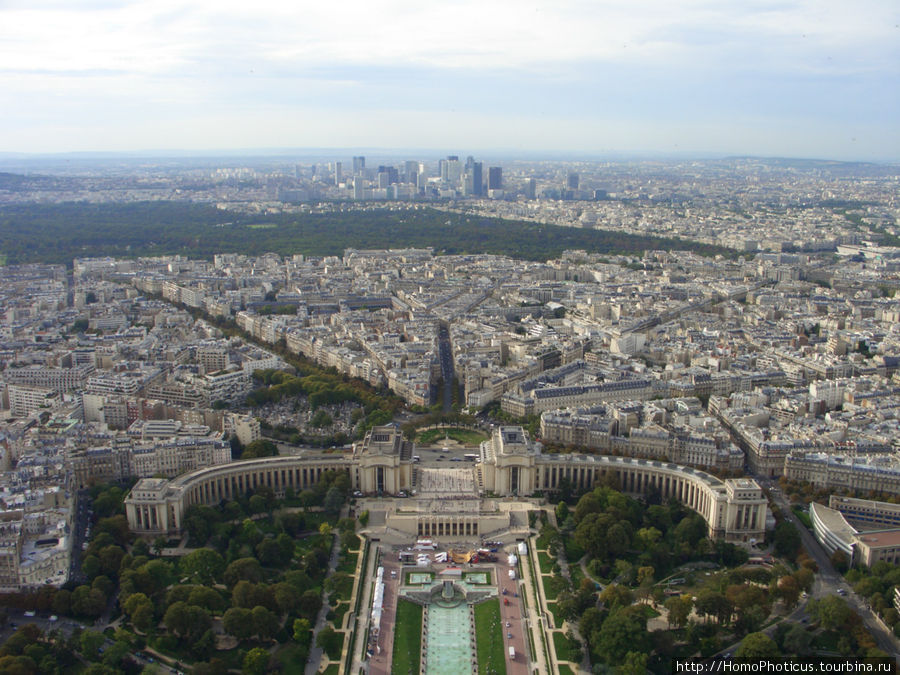 С Эйфелевой башни Париж, Франция