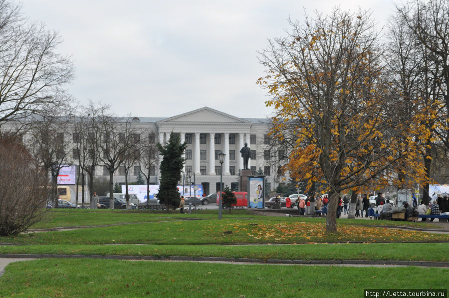 Центральная улица Псков, Россия