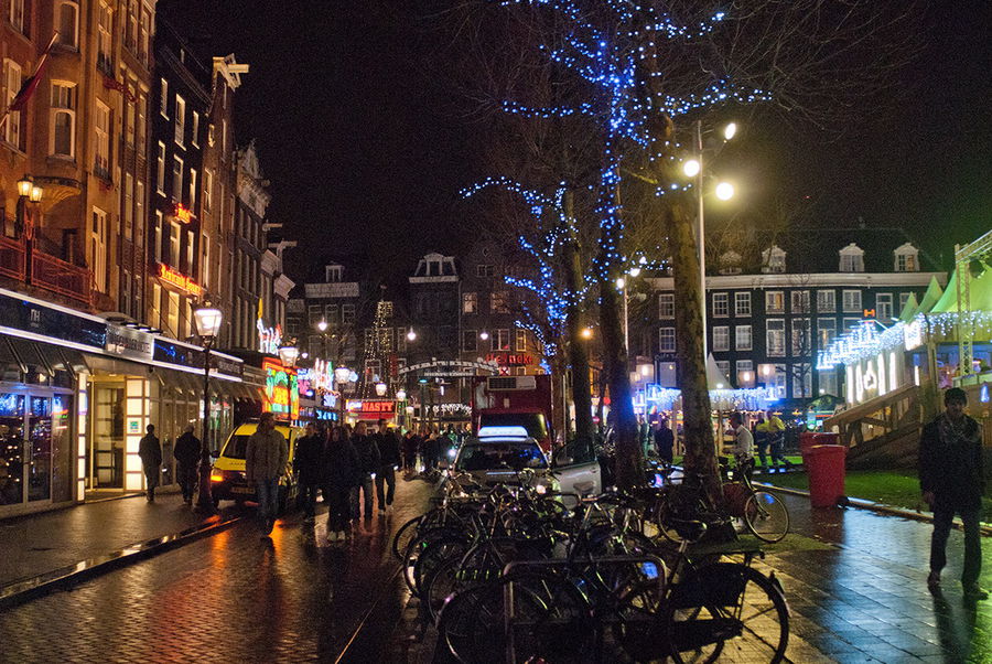 Амстердам зимой Амстердам, Нидерланды