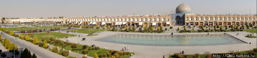 Площадь почти целиком. Исфахан, Иран