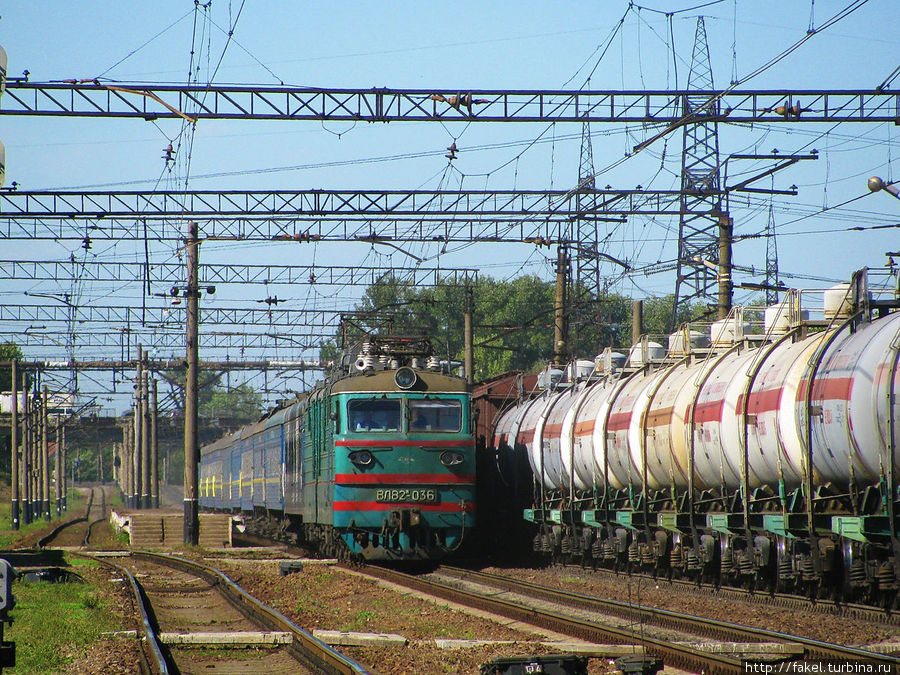 С пассажирским поездом Львов — Харьков Харьков, Украина