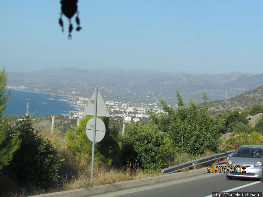 По дороге в отель. Остров Крит, Греция