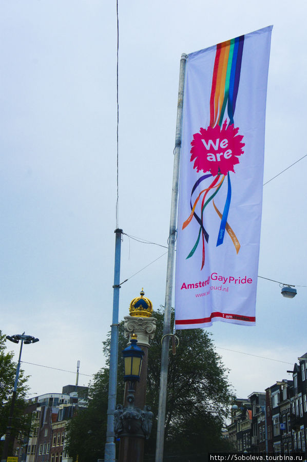 Гей-парад в Амстердаме Амстердам, Нидерланды