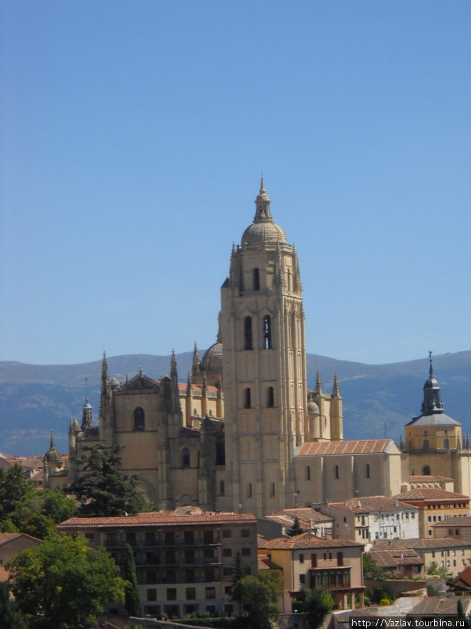 Панорама собора Сеговия, Испания