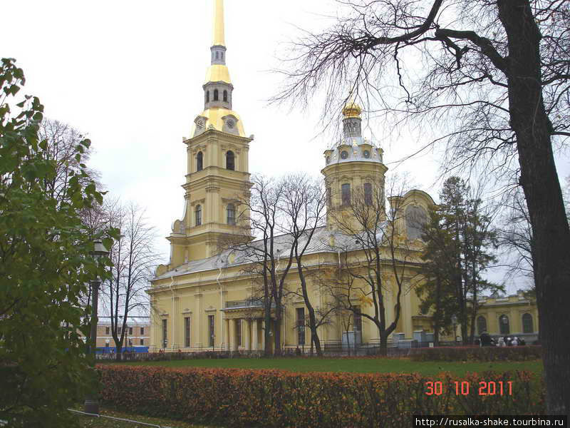 В Петропавловской крепости Санкт-Петербург, Россия