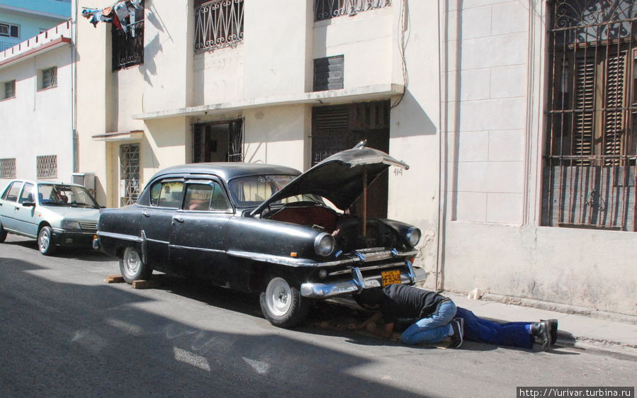 Автомастерская прямо у своего дома Куба