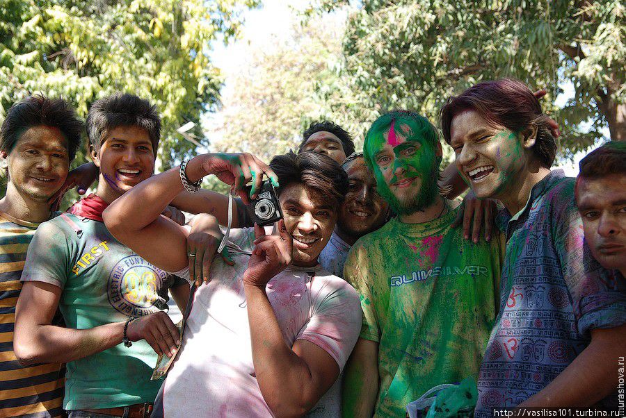 Холи в Удайпуре - Сумасшедший фестиваль красок Удайпур, Индия