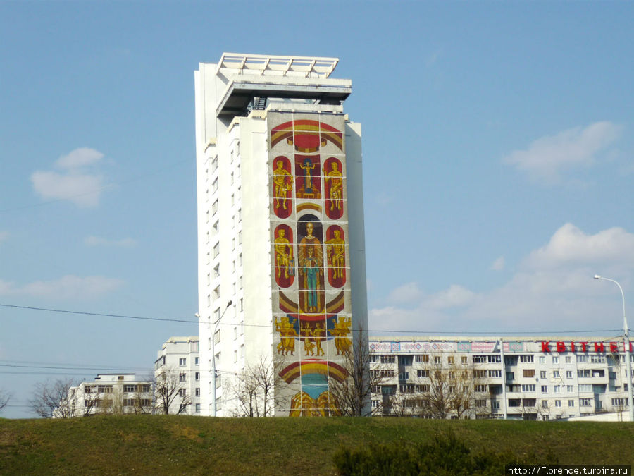 Застройка проспекта Независимости рядом с библиотекой Минск, Беларусь
