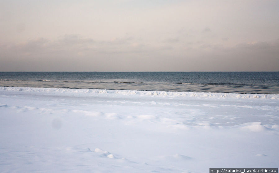 Зима у моря Юрмала, Латвия