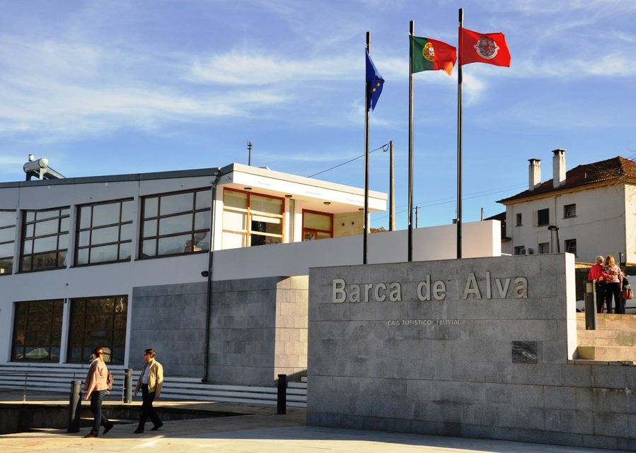 На границе с Испанией Барка д'Алва, Португалия