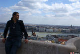 Именинник и панорама Будапешта