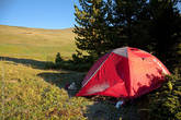 Наша позитивная палатка :)