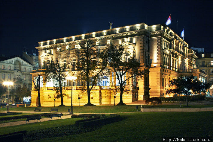Старый дворец- мэрия Белграда.