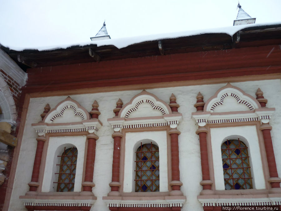 Саввино-Сторожевский монастырь и Городок зимой Звенигород, Россия