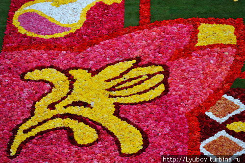 Брюссельский цветочный ковер Брюссель, Бельгия