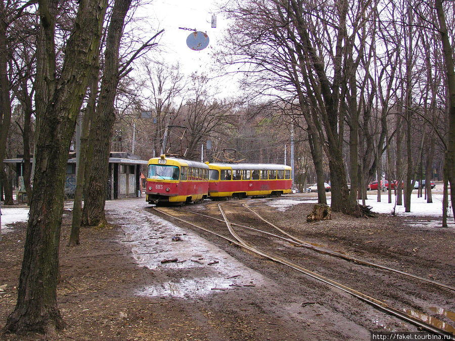 Конечная станция Горпарк. Харьков, Украина