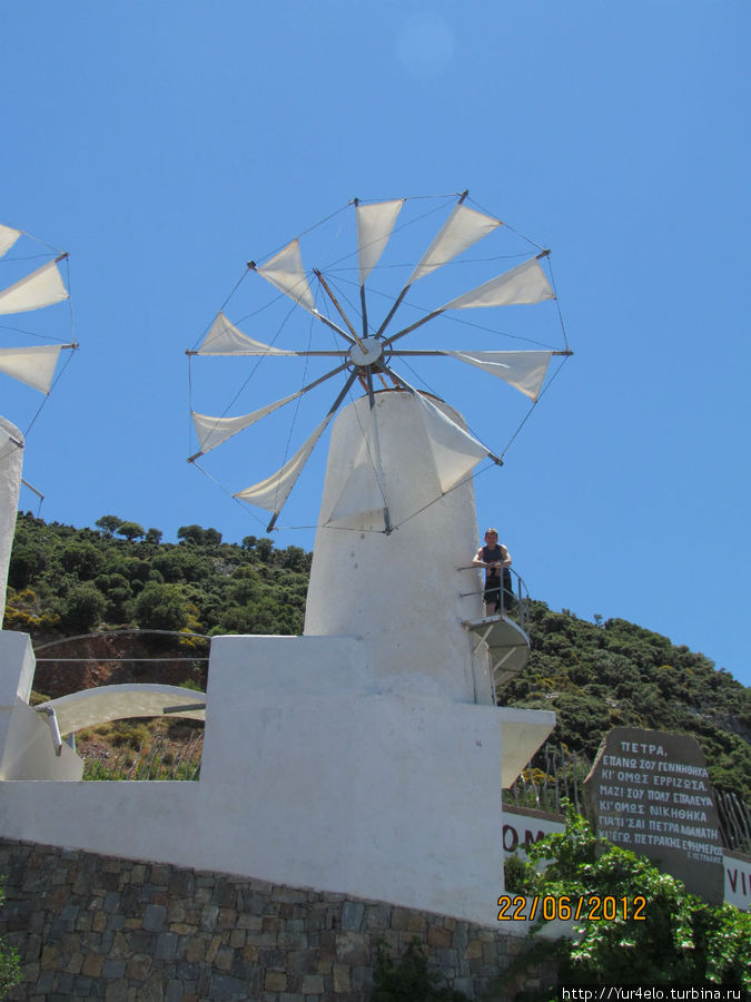Мельницы и эволюция Остров Крит, Греция