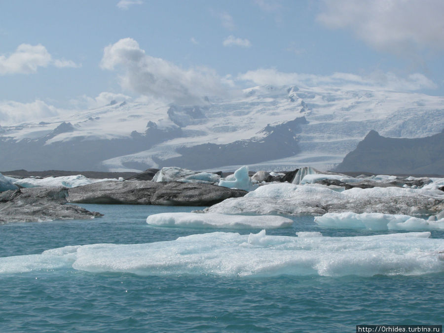 а это уже мы вышли на воду Йёкюльсаурлоун ледниковая лагуна, Исландия