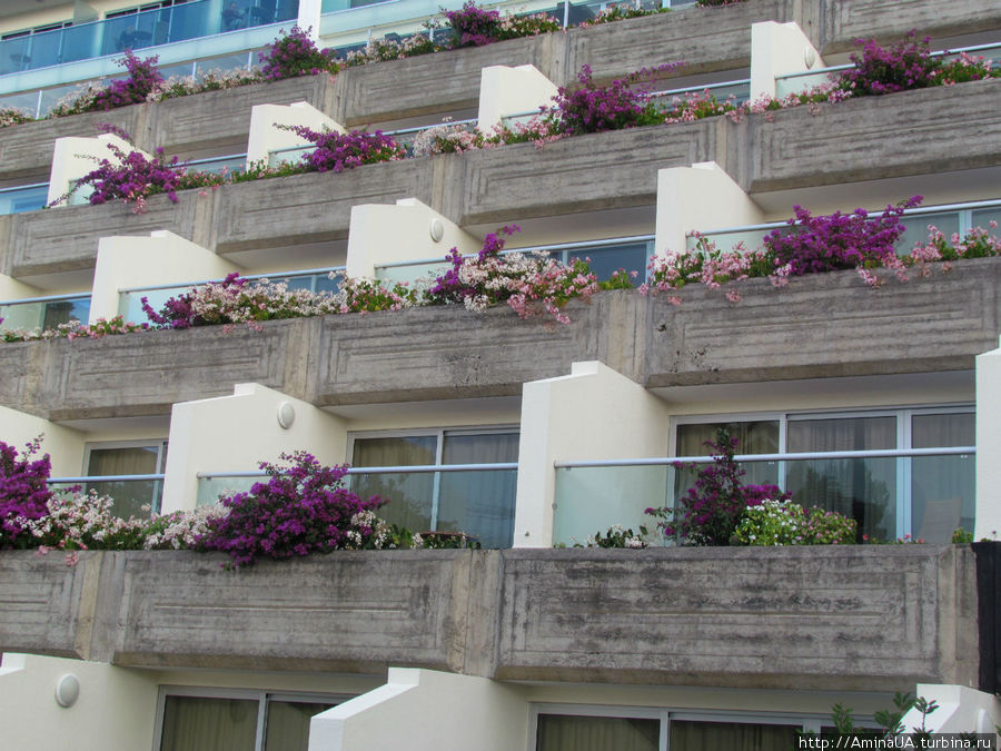 Pestana Carlton 5*, балконы Фуншал, Португалия
