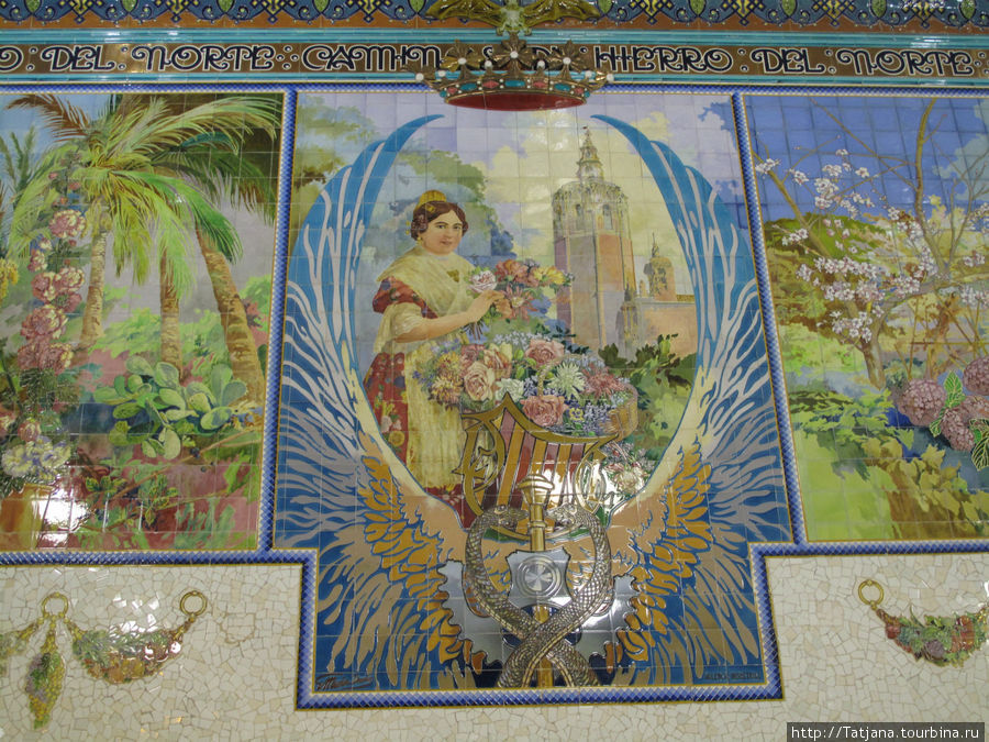 не правда ли замечательная мозаика Валенсия, Испания