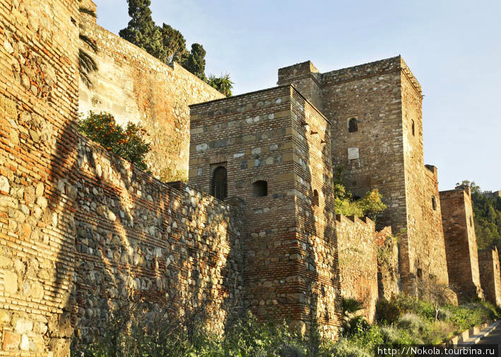 Крепость Алькасаба Малага, Испания