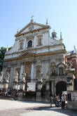 Церковь Св. Петра и Павла — прекрасный образец барокко начала XVII века. Архитектор Джованни Тревано
