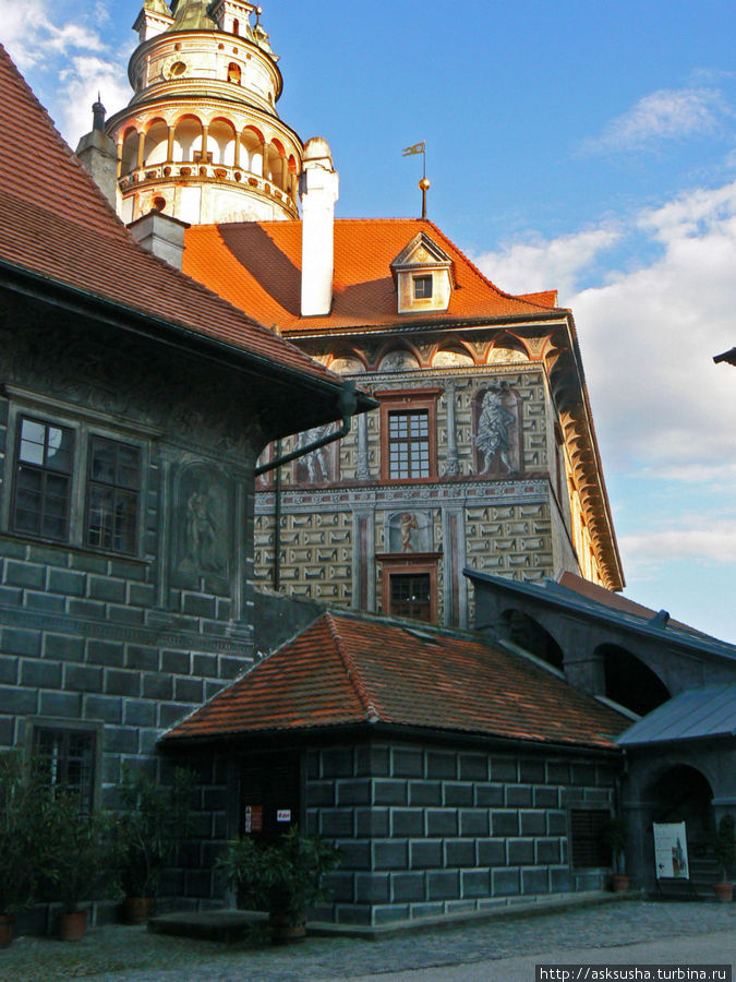 Замок, охраняемый медведем Чешский Крумлов, Чехия