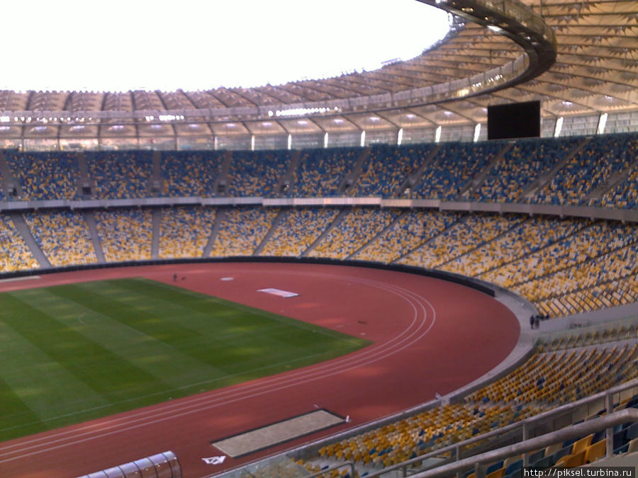 НСК Олимпийский, вид на трибуны Киев, Украина