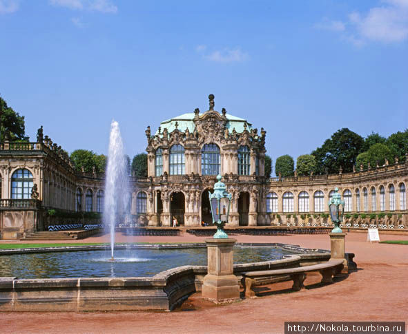 Цвингер. Французский павильон Дрезден, Германия